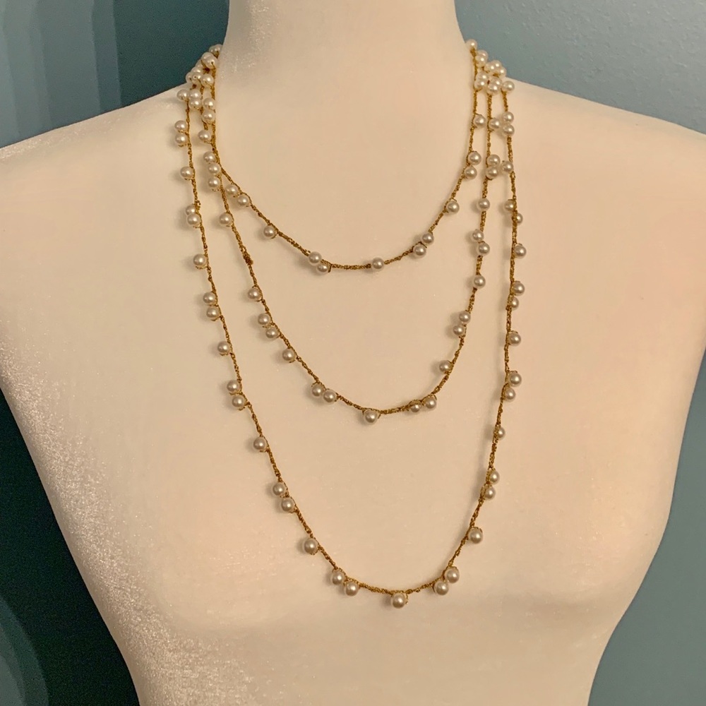 Faux Pearl Necklace